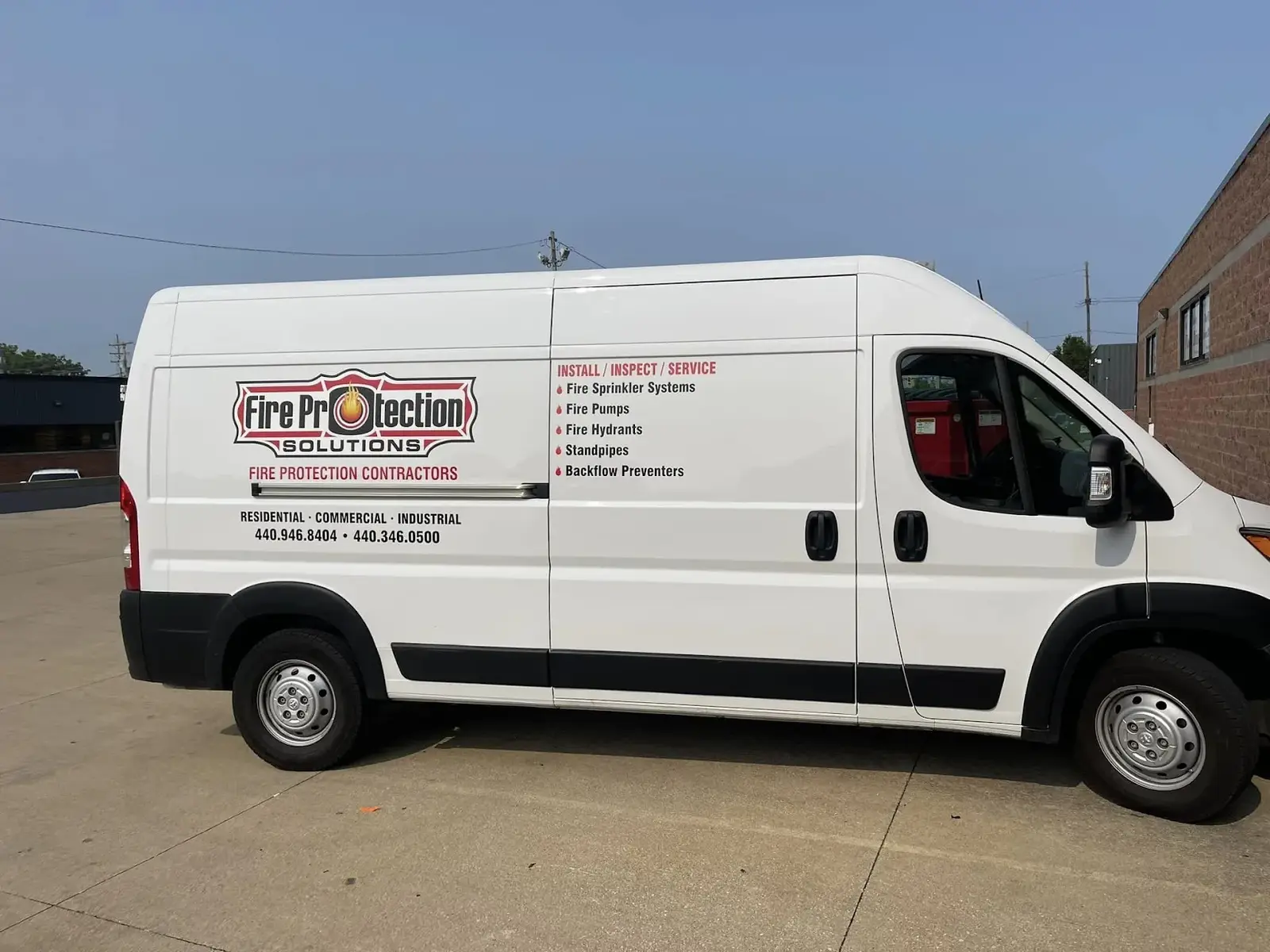 Fire protection work by Fire Protection Solutions in Northeast Ohio