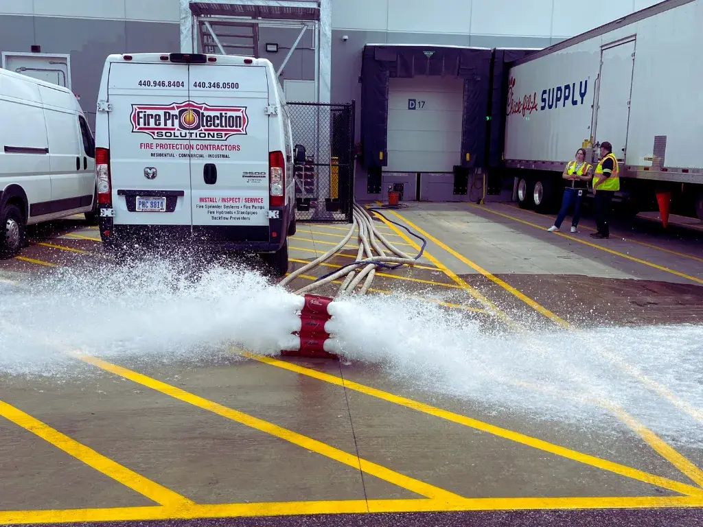 Fire protection work by Fire Protection Solutions in Northeast Ohio